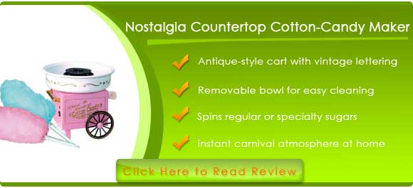 Nostalgia CCM505 Vintage Countertop Cotton-Candy Maker